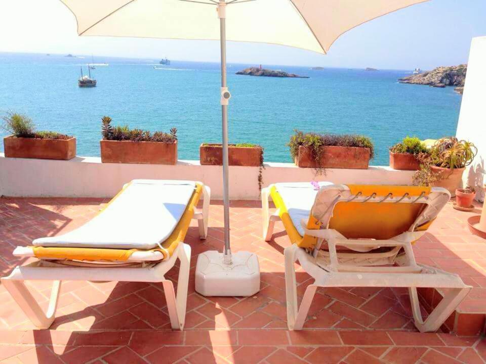 Mirador De La Virgen Atico Con Terraza Y Estudio Sin Terraza Apartment Ibiza Bagian luar foto